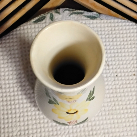 1979 F.T.D.A. Sado-Portugal Yellow Flower Vase - Picture 4 of 7